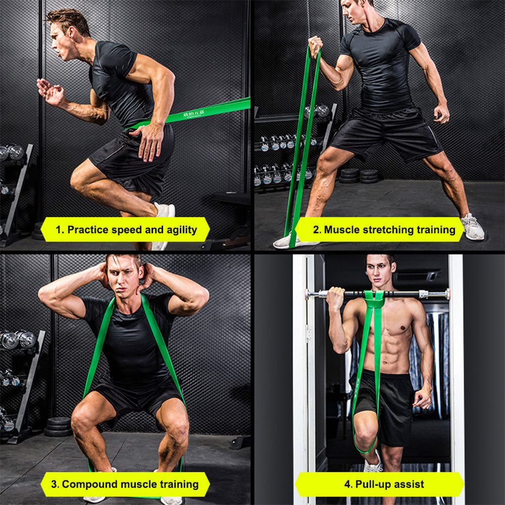 Resistance Bands Power Heavy Strength Exercise Fitness Gym Crossfit Yoga