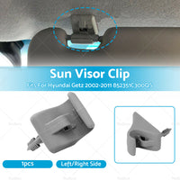 1x Sun Visor Clip Left or Right For Hyundai Getz 2002-2011  852351C300QS Grey