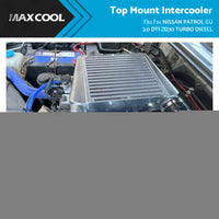 TOP MOUNT INTERCOOLER fit NISSAN PATROL GU 3. 0 DTI ZD30 TURBO DIESEL 1999-2012