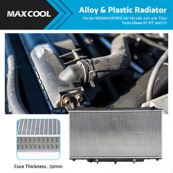 compare product RADIATOR Fit NISSAN PATROL GU Y61 2. 8L 3. 0L 4. 2L TD42 Turbo Diesel AT MT 1997 UP