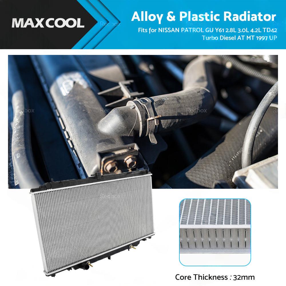 RADIATOR Fit NISSAN PATROL GU Y61 2. 8L 3. 0L 4. 2L TD42 Turbo Diesel AT MT 1997 UP