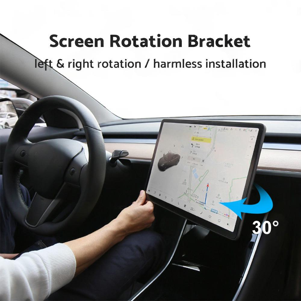 Fit Tesla Model 3 Model Y Screen Rotating Holder Navigation Vehicle Swivel Mount
