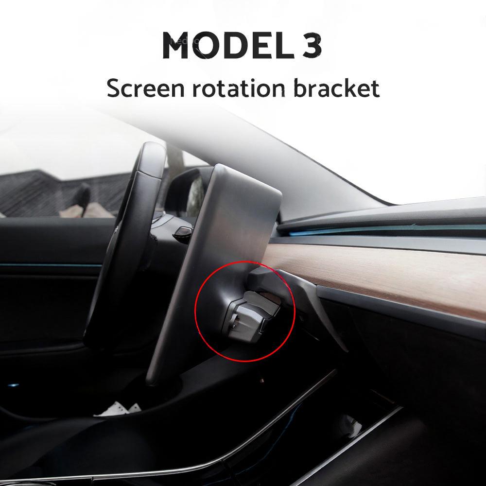Fit Tesla Model 3 Model Y Screen Rotating Holder Navigation Vehicle Swivel Mount