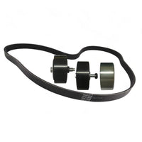 Drive Fan Belt  Idler Pulley Kit Compatible with Hilux 3. 0L Diesel 1KD-FTV KUN16 KUN26