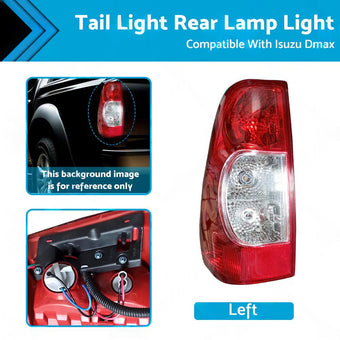 compare product Left Red Tail Light Rear Lamp Light Suitable for Isuzu Dmax 2006-2012