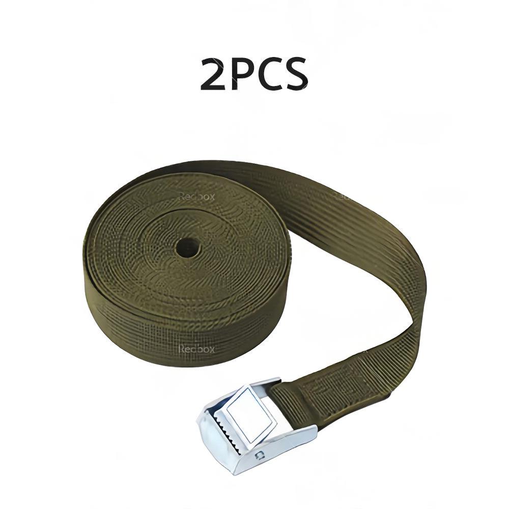 2/4pcs Metal Buckle Cam Tie Down Strap Heavy Lugga Cargo Ratchet Lashing Rope 2M