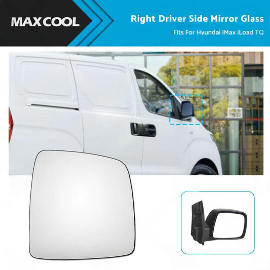 Front Right Driver Side Mirror Glass Suitable For Hyundai iMax/iLoad TQ 2008-Onward