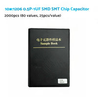 1x SMD/SMT Capacitor & Resistor Sample Book Kit 0201 0402 0603 0805 1206