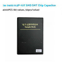 1x SMD/SMT Capacitor & Resistor Sample Book Kit 0201 0402 0603 0805 1206