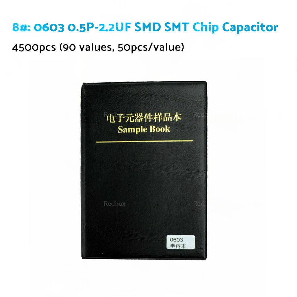 1x SMD/SMT Capacitor & Resistor Sample Book Kit 0201 0402 0603 0805 1206