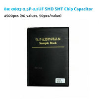 1x SMD/SMT Capacitor & Resistor Sample Book Kit 0201 0402 0603 0805 1206