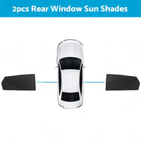 2PCS Rear Car Window Sun Shades Suitable For Hyundai Tucson 3rd Gen 2015-2021