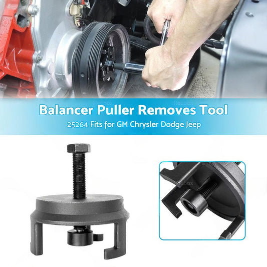 25264 Harmonic Balancer Puller Crank Pulley Puller Quickly Removes Tool For GM