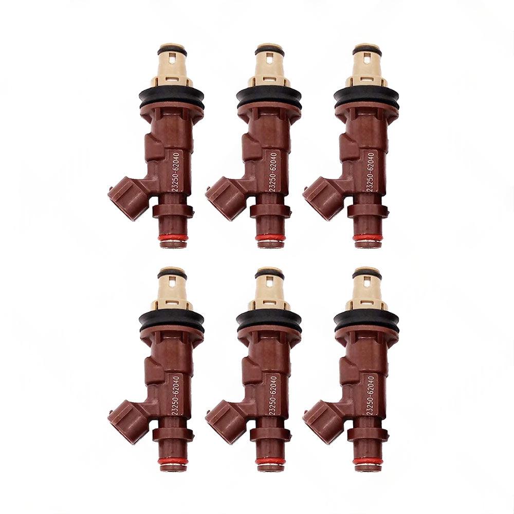 6PCS Fuel Injectors Suitable For Toyota Hilux Prado 5VZ-FE V6 3. 4L 23250-62040