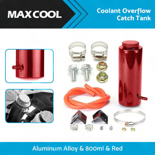800ml Red Overflow Catch Tank Radiator Coolant Expansion Tank Bottle Header