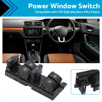 compare product 1J4959857C RH Power Window Switch Suitable For VW Golf Jetta Bora MK4 Passat