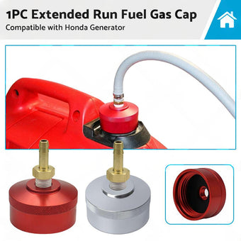 compare product Extended Run Fuel Gas Cap Suitable For Honda EU2000i Generator 1/4 Inch NPT Line