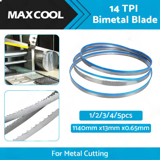 BI METAL BAND SAW BLADE 1140mm x13mm 14TPI Suitable for Makita DPB180Z