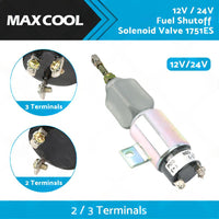 12V 24V Fuel Shutoff Solenoid Valve 1751ES Brand New
