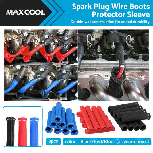 Spark Plug Wire Heat Shield Sleeve Protector Boots Suitable For LS1 / LS2