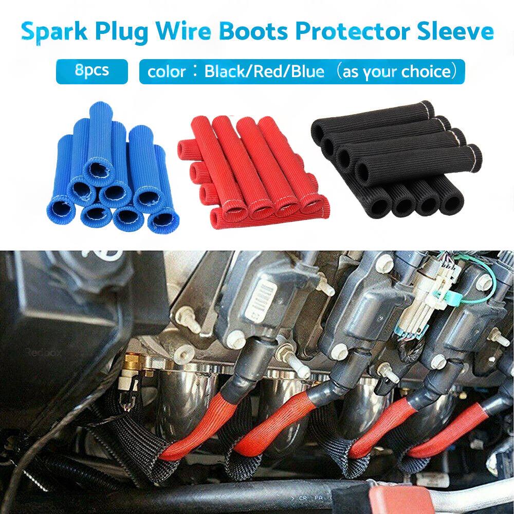 Spark Plug Wire Heat Shield Sleeve Protector Boots Suitable For LS1 / LS2