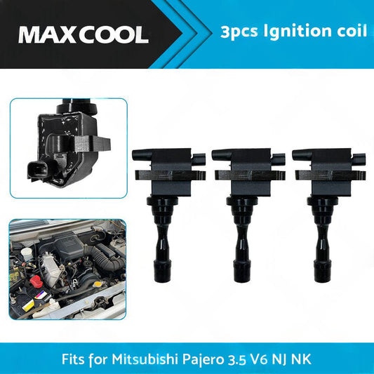 3PCS MD303922 IGNITION COIL for MITSUBISHI PAJERO NJ NK V6 3. 5L DOHC 1993-1997