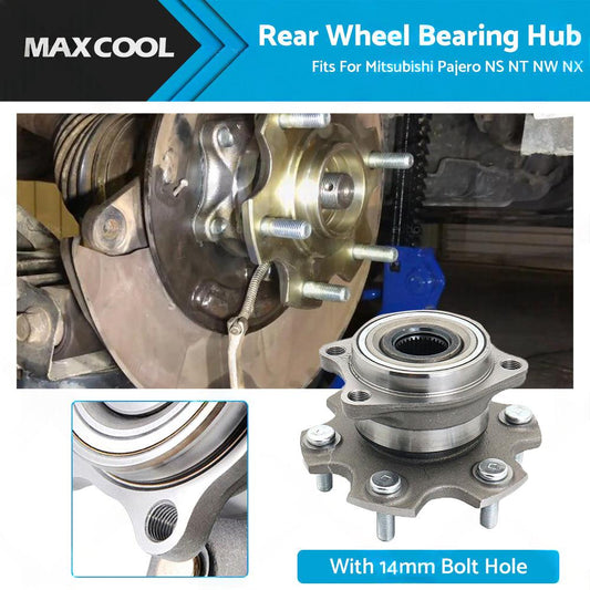 Rear Wheel Bearing Hub Fit For Mitsubishi Pajero NS NT NW NX with 14mm Bolt Hole