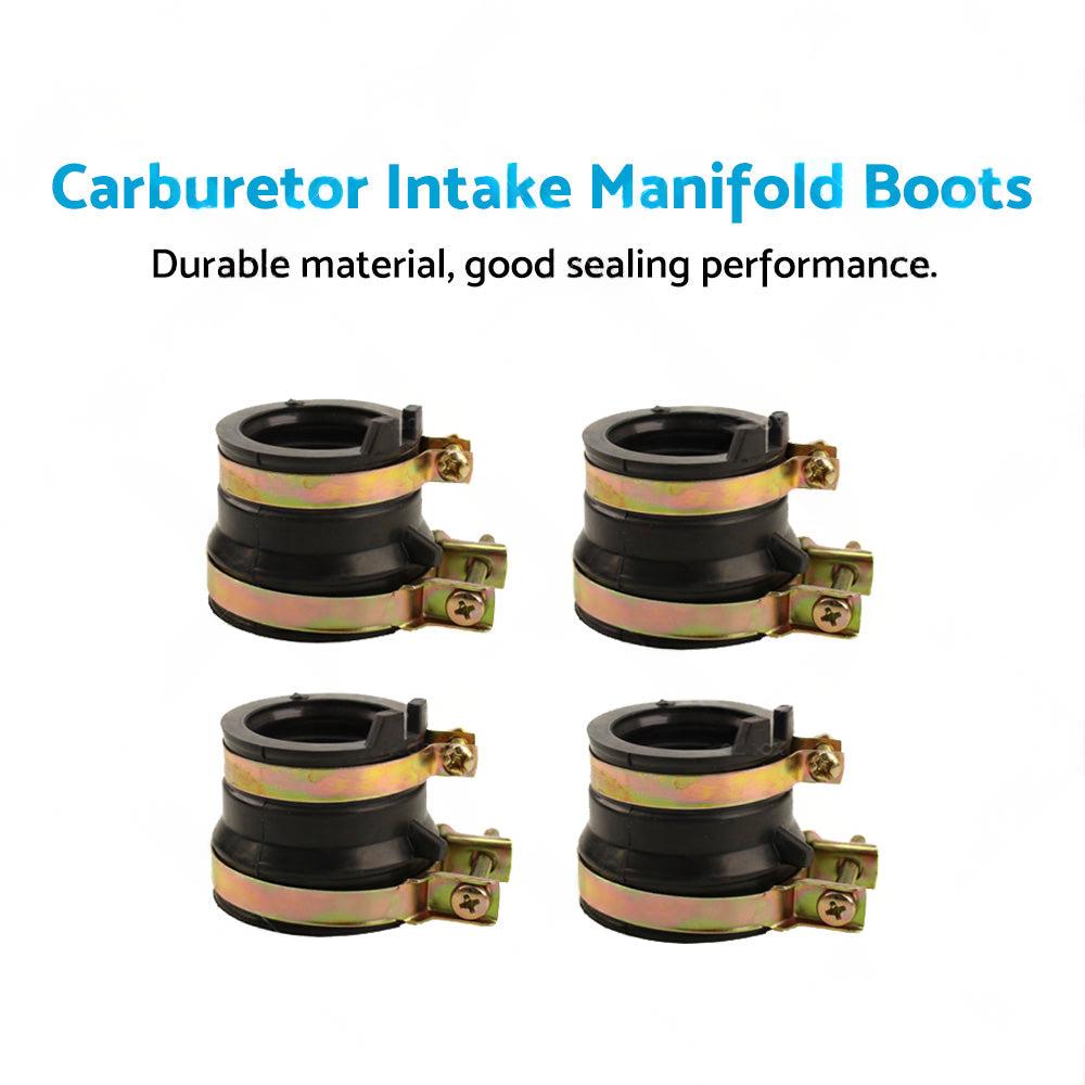 4x Carburetor Intake Manifold Boots For Honda CBR250 MC22 MC19 CB400 NC31