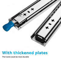 PAIR 90KG Loading Capacity Locking Drawer Slide Runner Trailer 800mm or 1600mm
