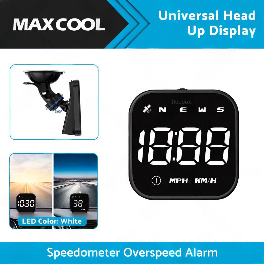 HUD Head Up Display Car LED Digital GPS Speedometer Universal Overspeed Alarm