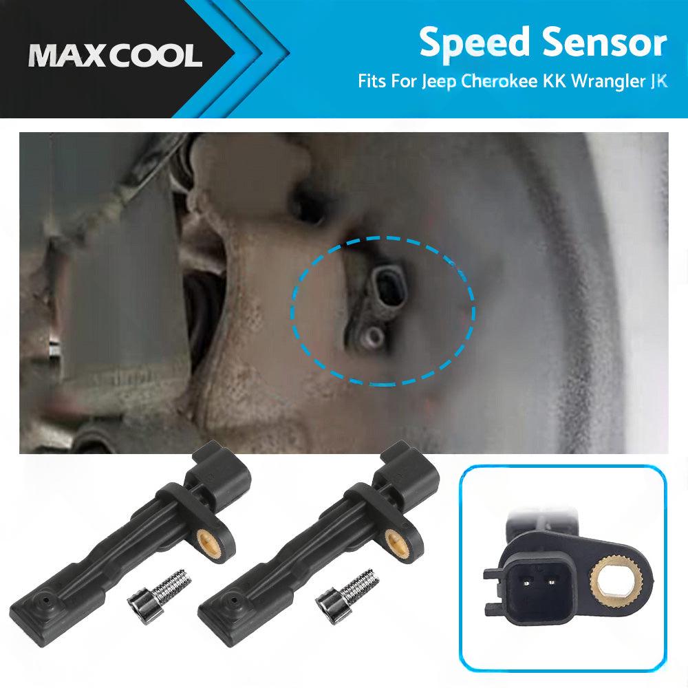 2x Rear ABS Speed Sensor 52125003AB Fits For Jeep Cherokee KK Wrangler JK 2. 8L