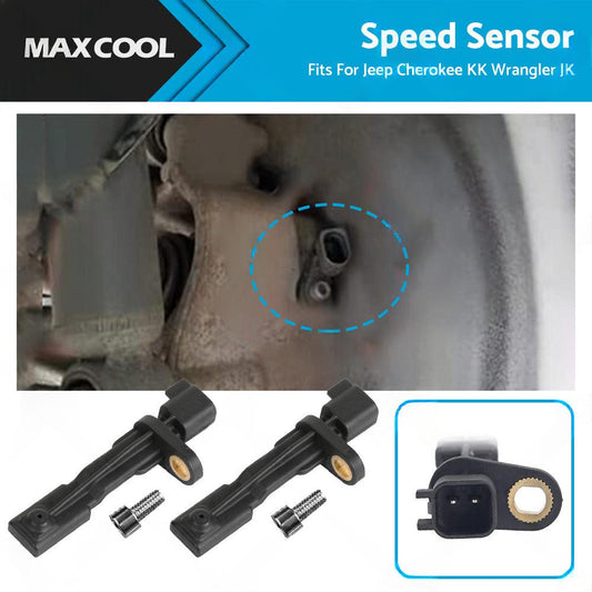 2x Rear ABS Speed Sensor 52125003AB Fits For Jeep Cherokee KK Wrangler JK 2. 8L