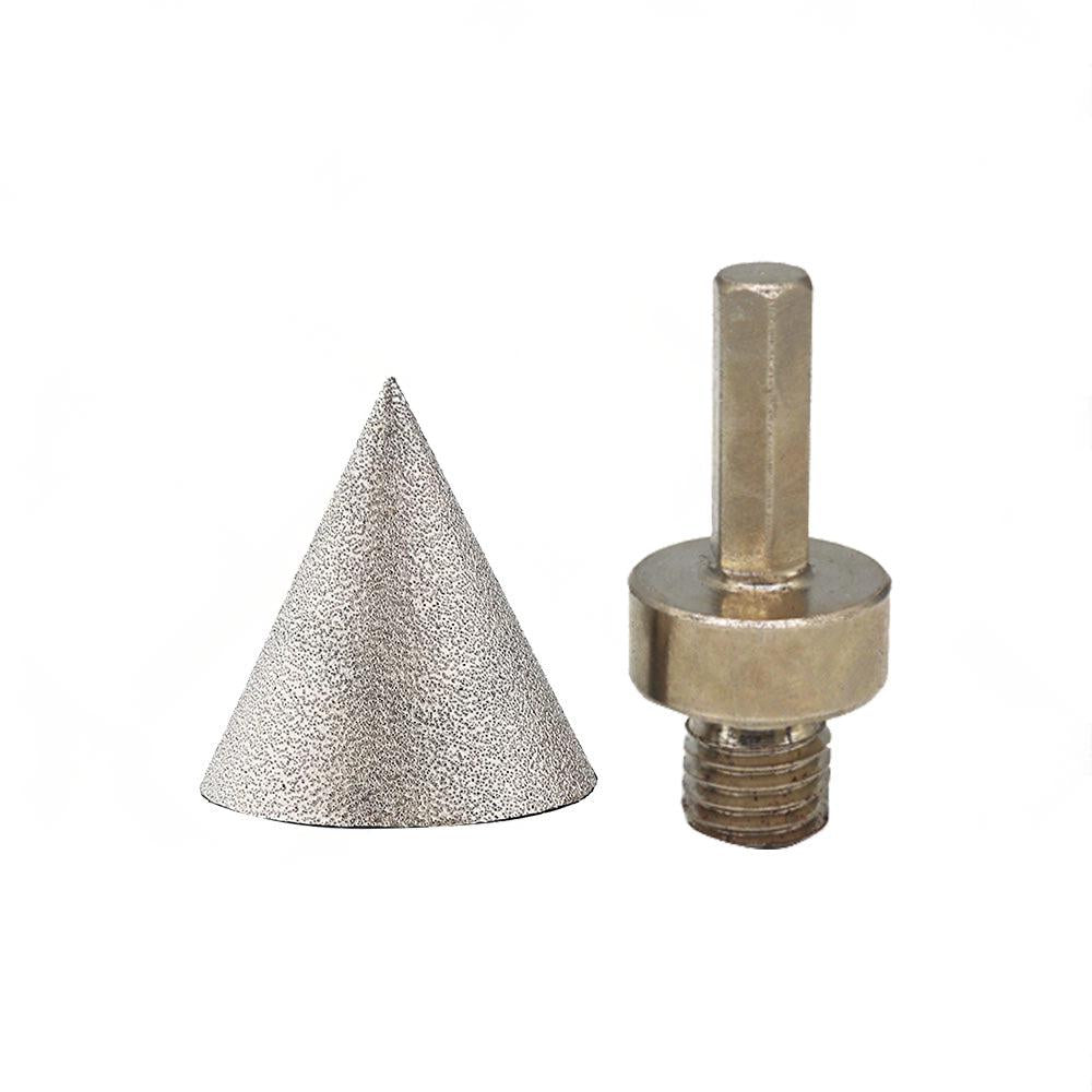 1 Pcs 35mm Diamond Chamfer Finger Bit Ceramic Tile Milling Cone Bit Cut