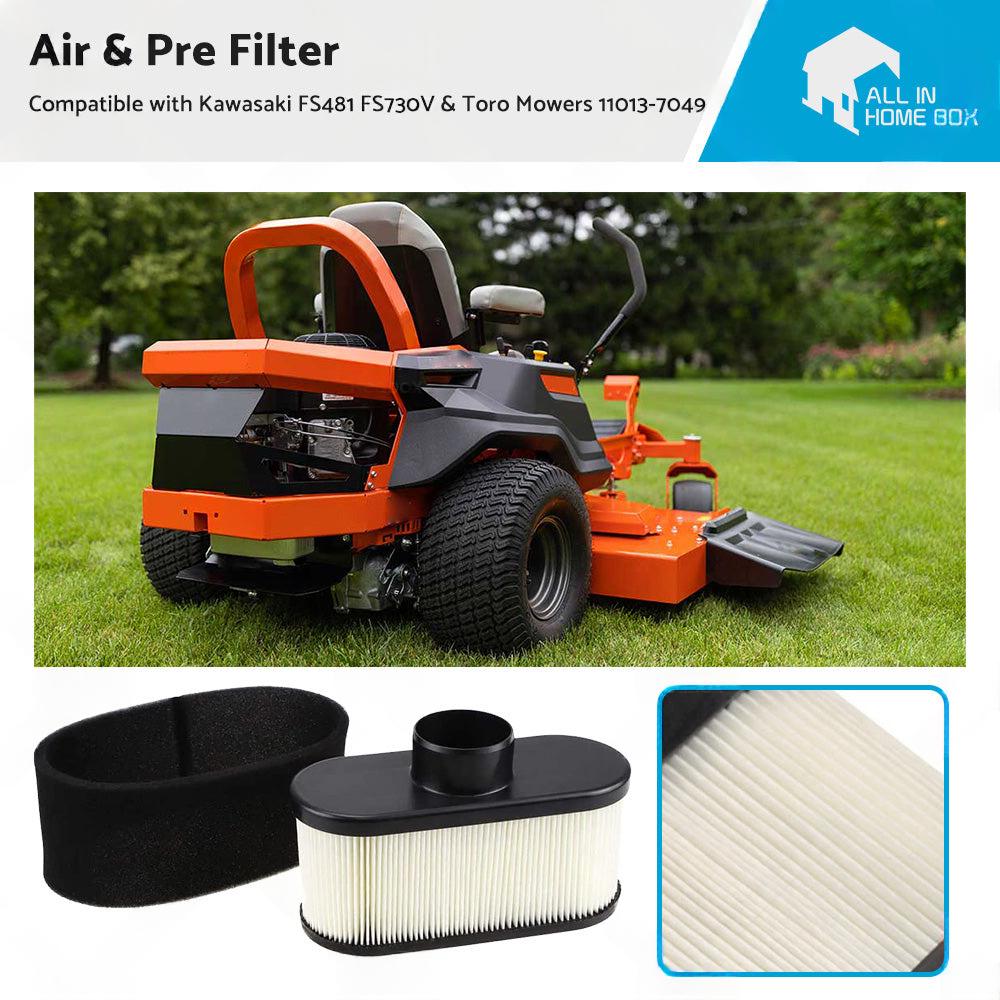 Air  and  Pre Filter Suitable For Kawasaki FS481 FS730V  and  Toro Mowers 11013-7049