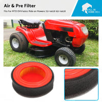 Air  and  Pre Filter For MTD OHV140cc Ride on Mowers 751-14628 951-14628