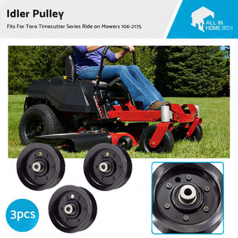 compare product 3x Idler Pulley For Toro Timecutter Series  Z4200 Z5000 Ride on Mowers 106-2175