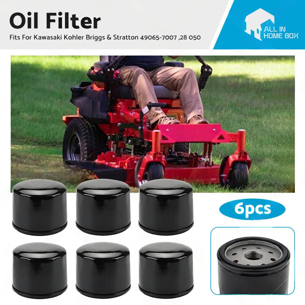6x Oil Filter for Kawasaki Kohler Briggs  and  Stratton 49065-7007 , 28 050