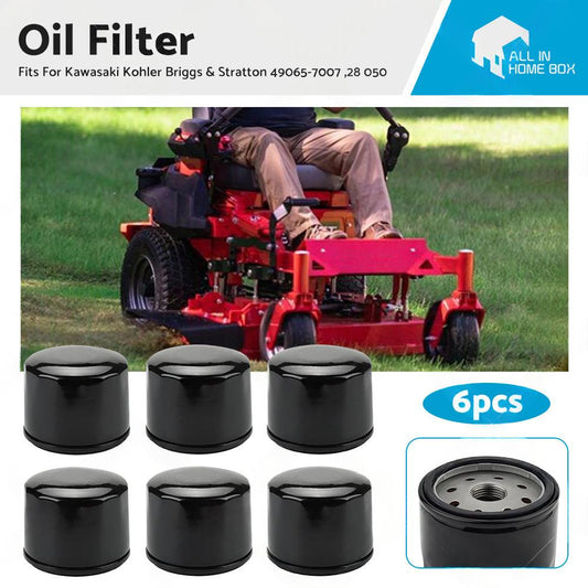 6x Oil Filter for Kawasaki Kohler Briggs  and  Stratton 49065-7007 , 28 050