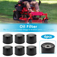 6x Oil Filter for Kawasaki Kohler Briggs  and  Stratton 49065-7007 , 28 050