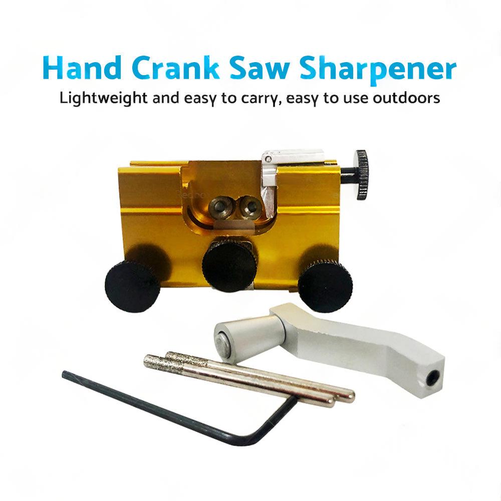 Portable Chainsaw Sharpener Jig Manual Chainsaw Sharpening with Sharpening Heads
