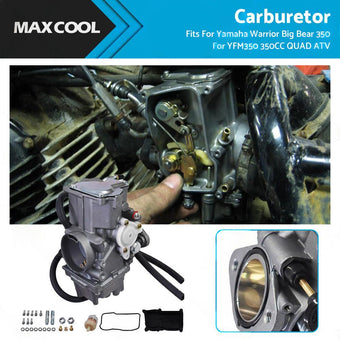 compare product Carburetor Suitable For Yamaha Warrior / Big Bear 350 YFM350 350CC 1987-2004 Quad ATV