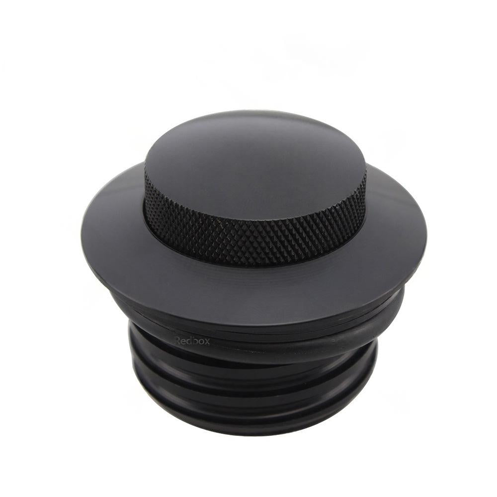 Black Flush Gas Tank Cap Fuel Cover Fit For Harley Touring Sportster XL883 1200