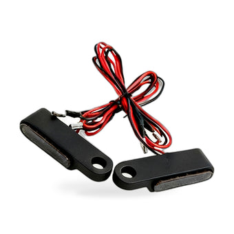 compare product 2X Black Motorcycle LED Mini Turn Signal Blinker Light Amber Suitable for Harley