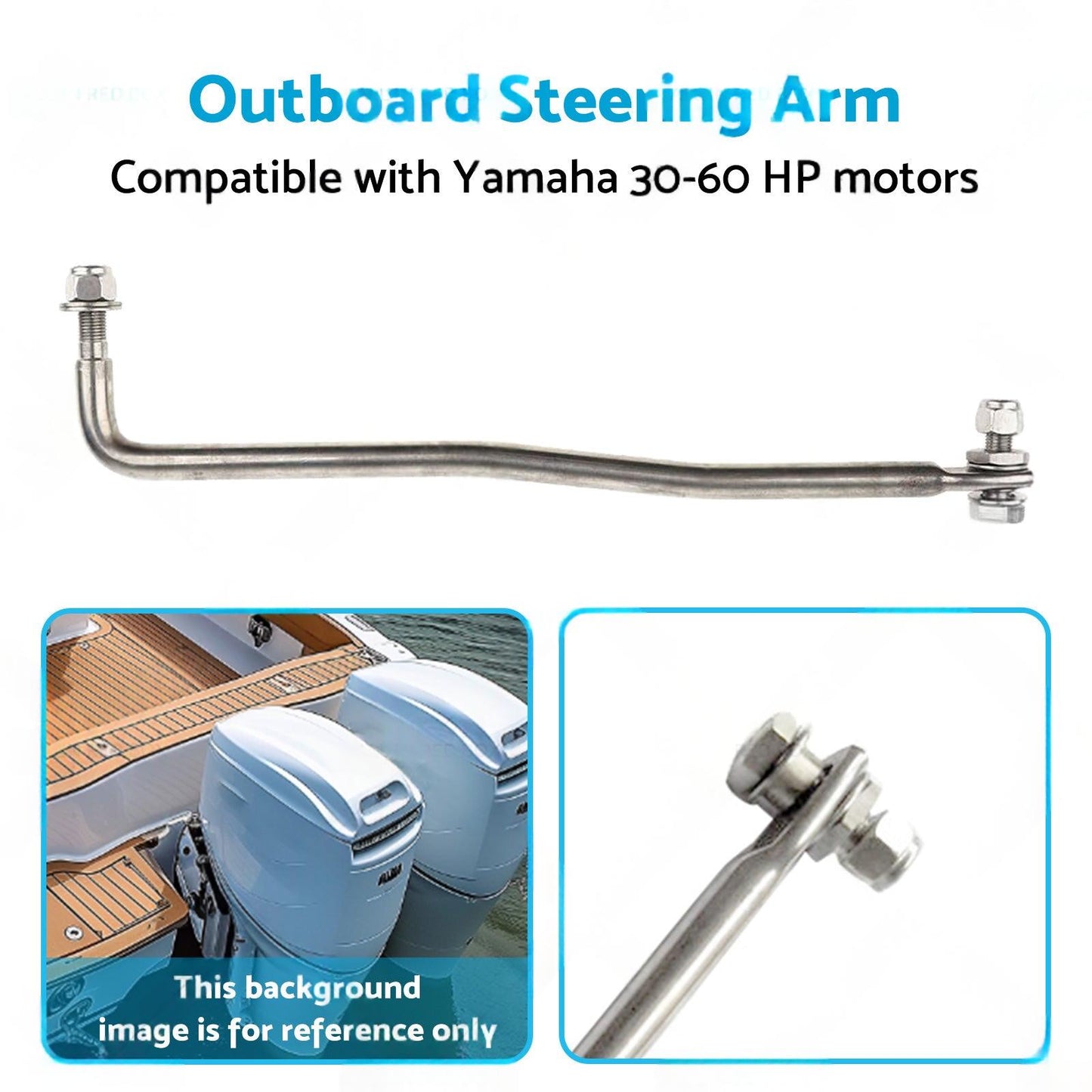 Suitable For 30?60 Universal Outboard Steering Arm Connecting Link Tie Rod Part