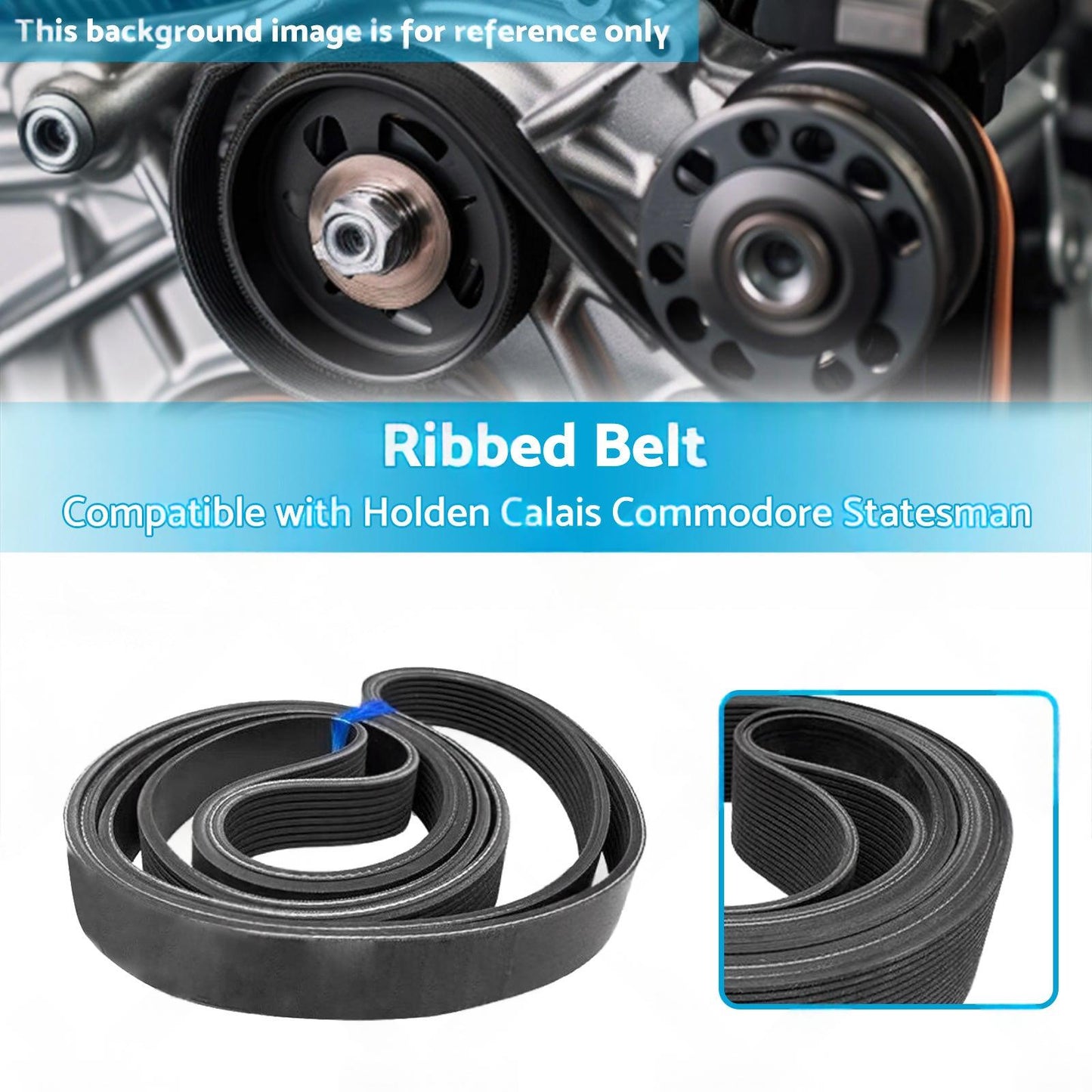 Ribbed Belt 6PK2720 Suitable for Holden Calais Commodore Statesman V6