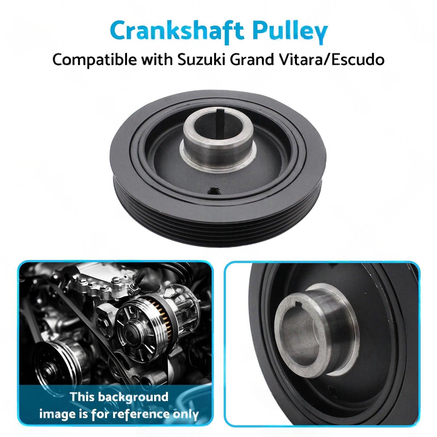 Crankshaft Pulley Suitable for Suzuki Grand Vitara 2. 0 Petrol 12610-77E12
