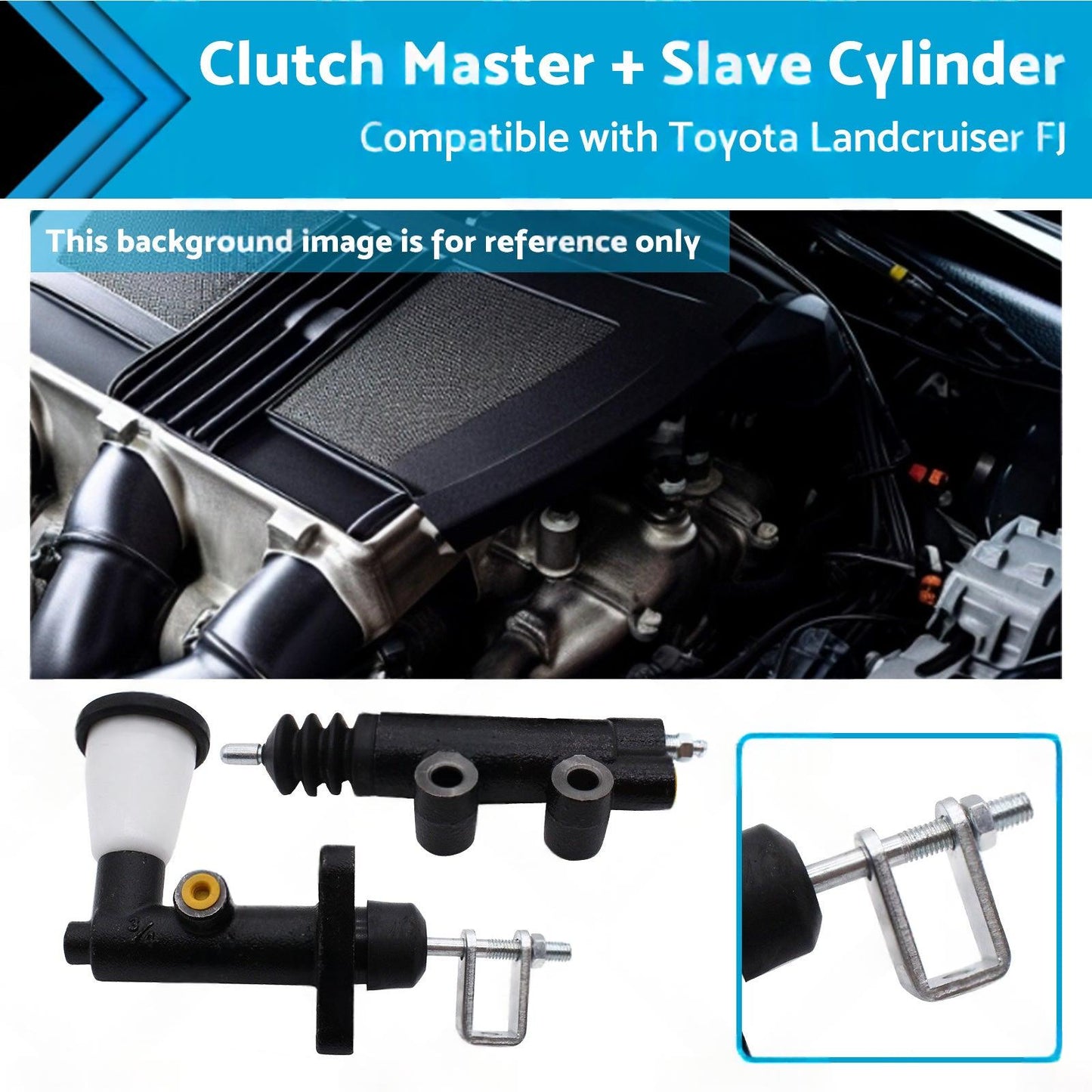 Clutch Master  Slave Cylinder Suitable for Toyota Landcruiser FJ40 45 55 75-80