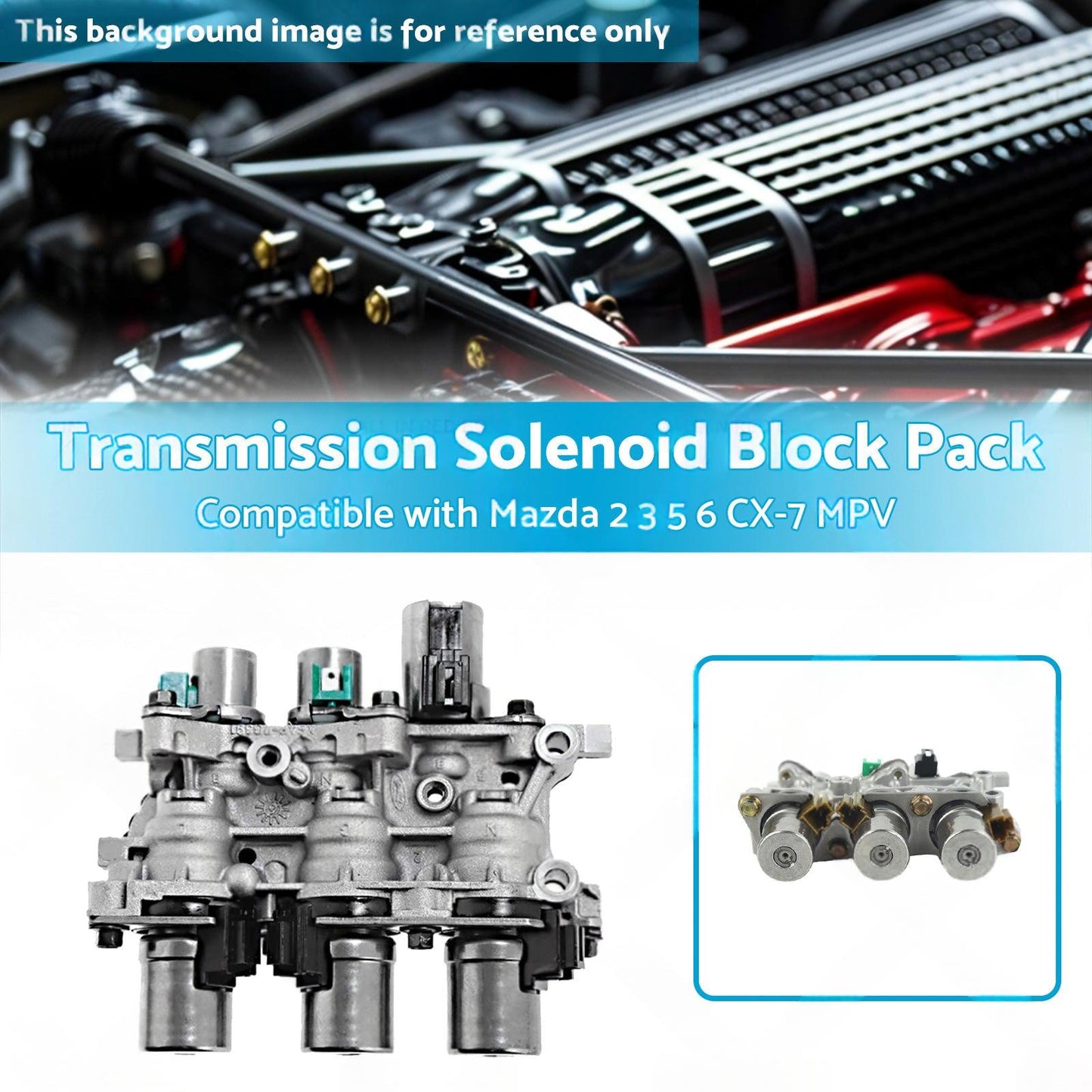 4F27-E Transmission Solenoid Block Pack Suitable For Mazda 2 3 5 6 CX-7 MPV