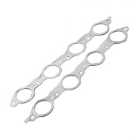 2PCS Exhaust Manifold Gasket Multi-Layer Steel Header Suitable For LS1 LS3 LSX