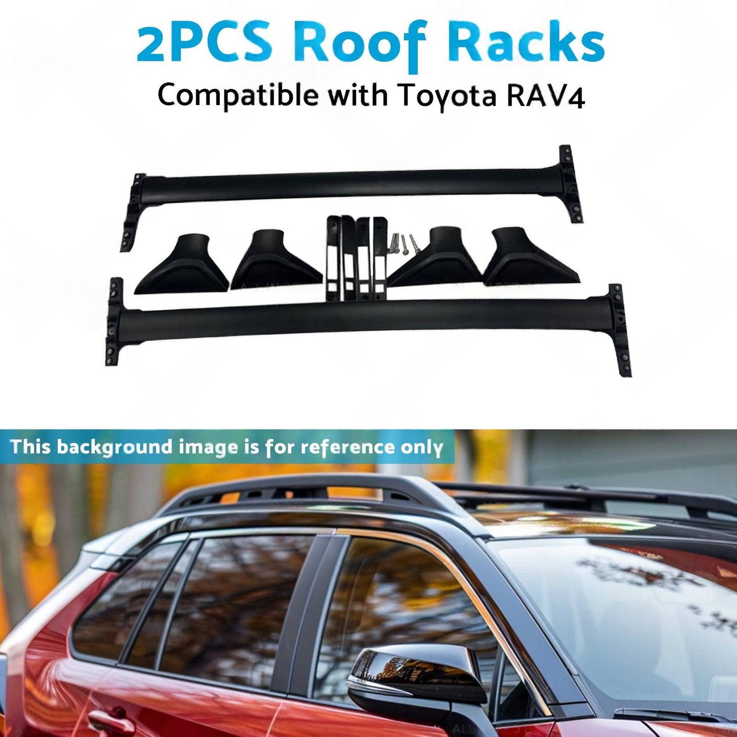 2PCS Roof Racks  or Roof Cross Bars Suitable for Toyota RAV4 2019-2023